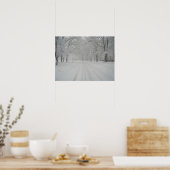 Winter Road Poster (Keuken)