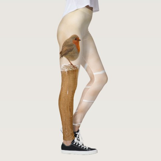 Winter Robin Redbormam Leggings (Rechts)