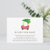 Winter Rode Auto Boeken voor Baby insert kaart (Staand voorkant)