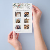 Winter rode bessen groen waar ze waren spel flyer (Hand)