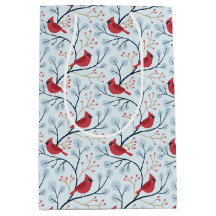 Winter Rode Kardinaal Vogel