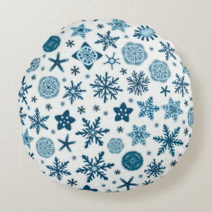 Winter Rond Kussen