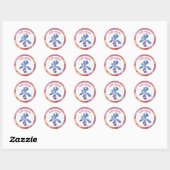 Winter Ronde Sticker (Vel)