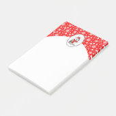 Winter (rood) Oude Engelse schapenhond (grijs 1) Post-it® Notes (Schuin)
