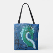 Winter Roos Dragon Draagtas (Achterkant)