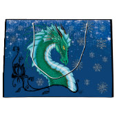 Winter Roos Dragon Groot Cadeauzakje (Voorkant)
