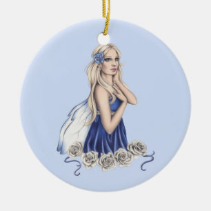 Winter Roos Fairy Ornament