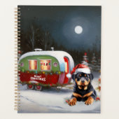 Winter Rottweiler Caravan Kerstavontuur Planner (Voorkant)