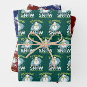 Winter Runner - Runner is Snow Much Fun Inpakpapier Vel (In situ)