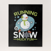 Winter Runner - Runner is Snow Much Fun Legpuzzel (Verticaal)