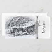 Winter Rural Scene of Barn and Rake - Tennessee (Voorkant / Achterkant)