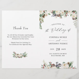 Winter Rustic Floral do-it-yourself Programme de m