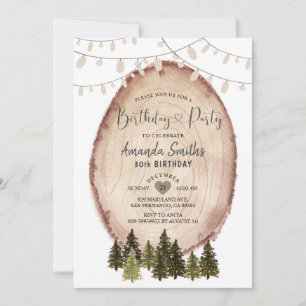 Winter Rustic Woodland - Kerstfeest Kaart