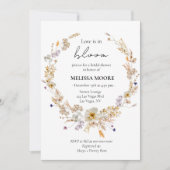 Winter rustieke Boho liefde is in bloei Vrijgezell Kaart (Voorkant)