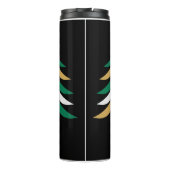 Winter’s Choice – Christmas Vector Travel Mug Thermosbeker (Achterkant)