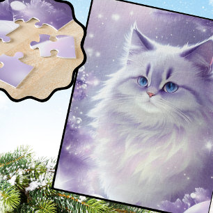 Winter’s Magical Feline Fantasy Legpuzzel