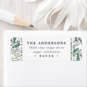 Winter Sage | Terugkeeradres feestdag Etiket (Insitu)