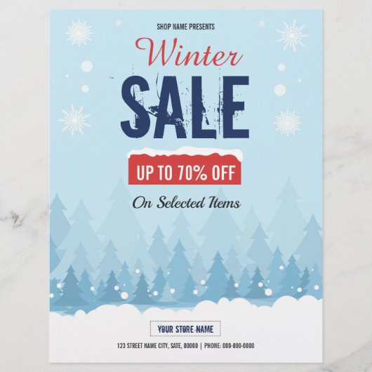 Winter Sale Flyer (Voorkant)