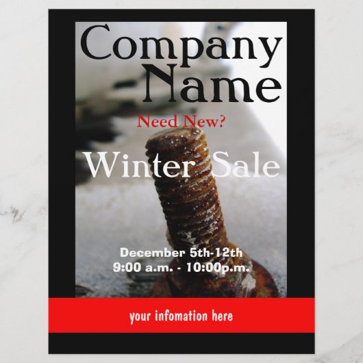 Winter Sale Flyer (Voorkant)