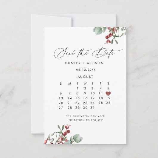 Winter Save the Date (Voorkant)