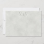 Winter Save the Date Invitation (Achterkant)