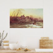 Winter Scene 2 Poster (Keuken)