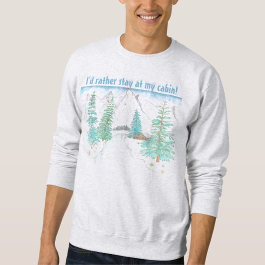 Winter Scene Basic Sweatshirt (Voorkant)