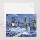 Winter Scene Briefkaart (Voorkant / Achterkant)