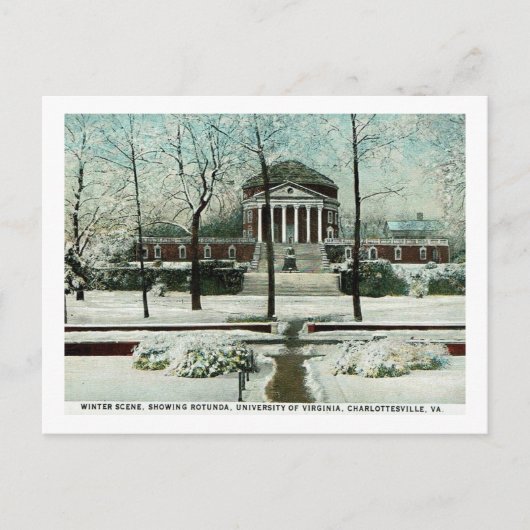 Winter Scene, Charlottesville VA, Briefkaart (Voorkant)