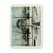 Winter Scene, Charlottesville VA,  stijl Magneet (Verticaal)