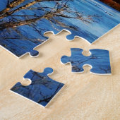 Winter Scene Columbia Gorge Legpuzzel (Zijkant)