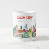 Winter Scene Extra Grote Beker (Voorkant)