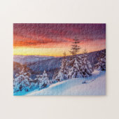 Winter Scene Game Puzzle Legpuzzel (Horizontaal)