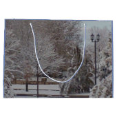 Winter Scene Groot Cadeauzakje (Achterkant)