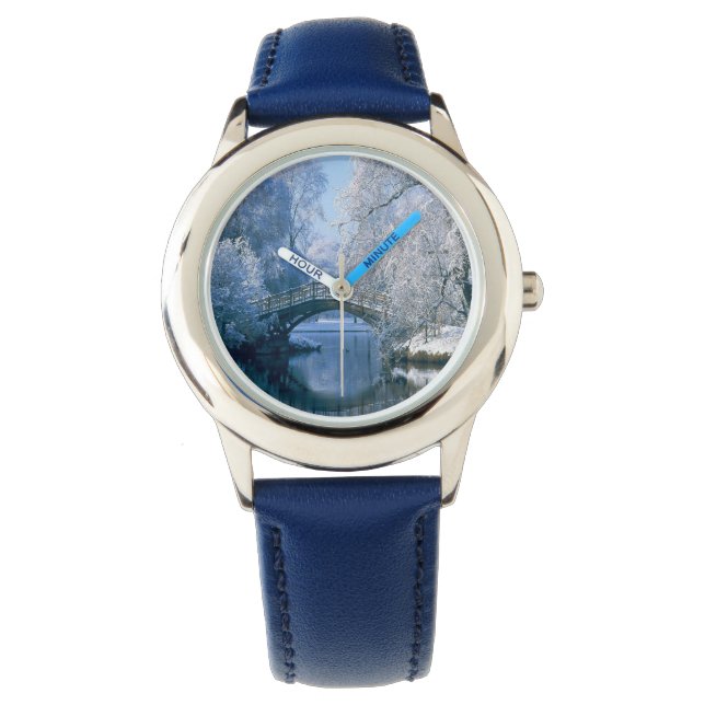Winter Scene Horloge (Voorkant)