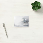 Winter Scene Howling Wolf en Mate Post-it® Notes (Kantoor)