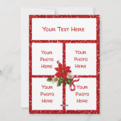 Winter Scene Kerstmis Kaart (Achterkant)