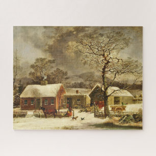 Winter Scene, New Haven, Connecticut Legpuzzel