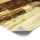 Winter Scene, New Haven, Connecticut Poster (Hoek)