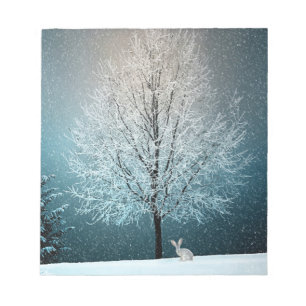 Winter Scene Notitieblok