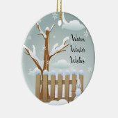Winter Scene Ornament (Rechts)