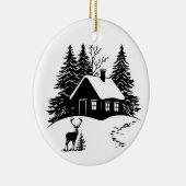Winter Scene Ornament (Rechts)