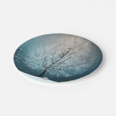 Winter Scene Papieren Bordje (Gekanteld)