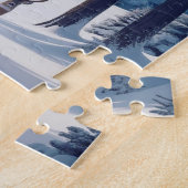 Winter Scene puzzel (Zijkant)
