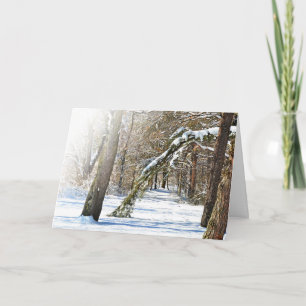 Winter Scene Sympathcard Kaart
