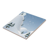 Winter Scene Tegeltje (Zijkant)