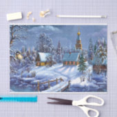 Winter Scene Tissuepapier (Craft)
