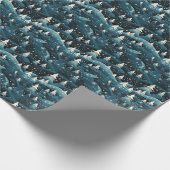 Winter Scene Trees Mountains Snow Cadeaupapier (Hoek)