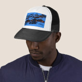Winter Scene Trucker Pet (In situ)