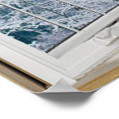 Winter Scene White Bay Window Illusion Poster (Hoek)